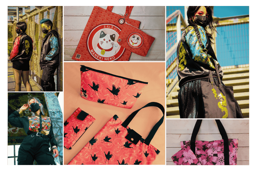 cats & bats collage