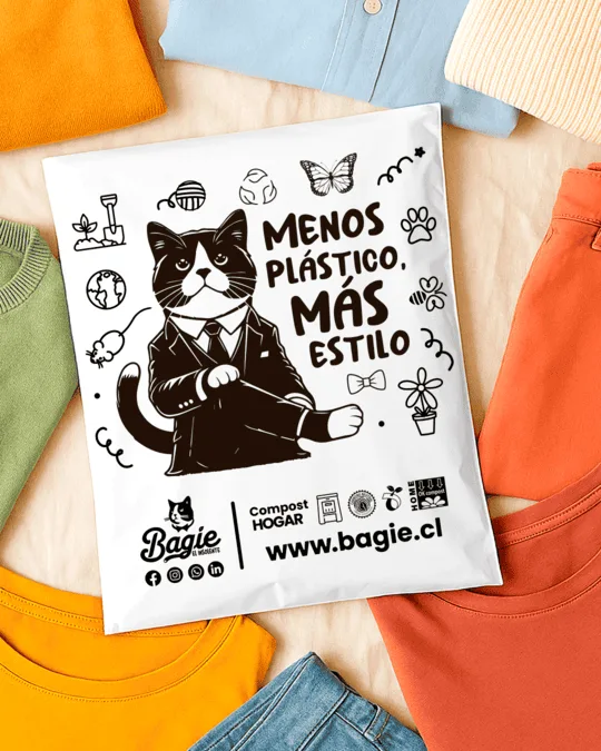 Bolsas courier compostables Bagie