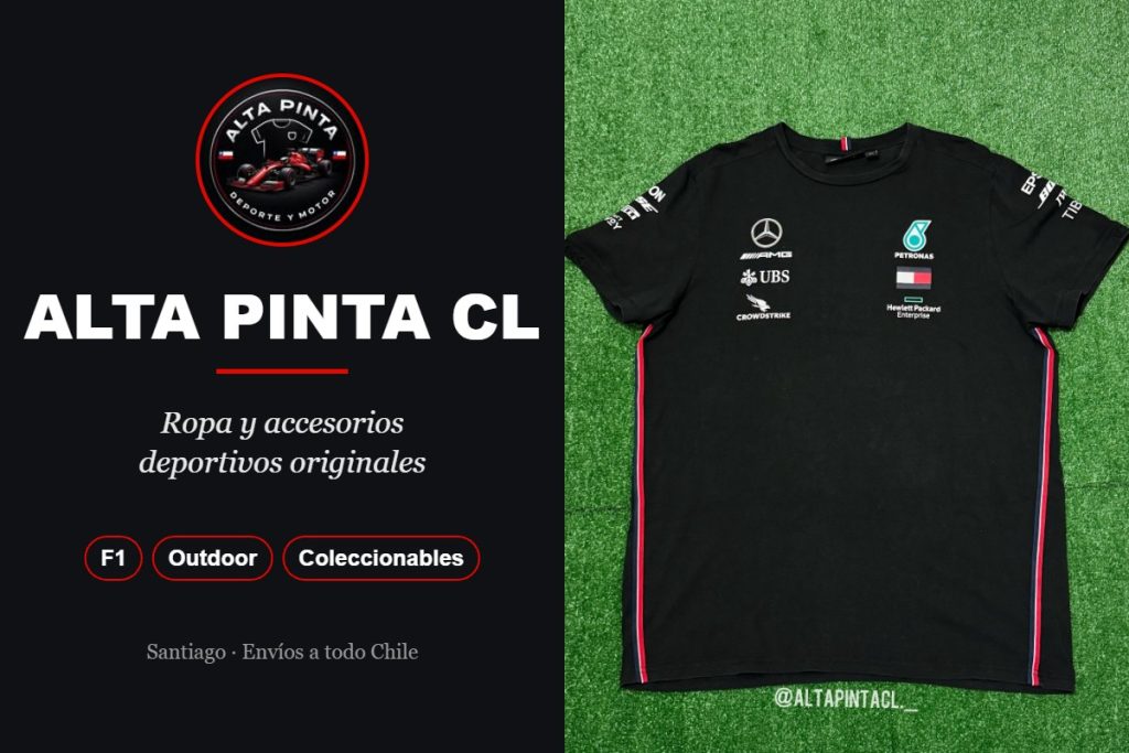 Alta Pinta CL, ropa deportiva original y merchandising de Fórmula 1
