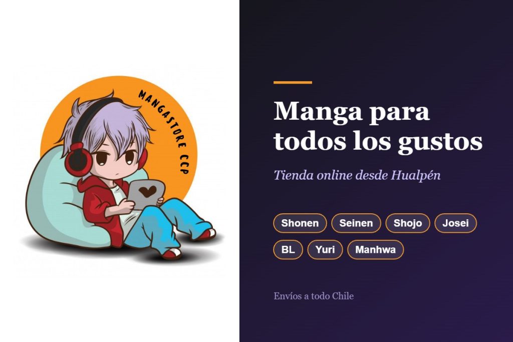Mangastoreccp, tienda de manga online en Hualpén, Concepción
