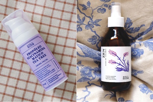 Crema facial de propóleo y agua de colonia Zen de Apícola del Alba
