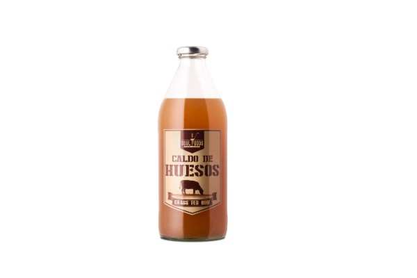 Botella de vidrio de caldo de huesos Soul Foods